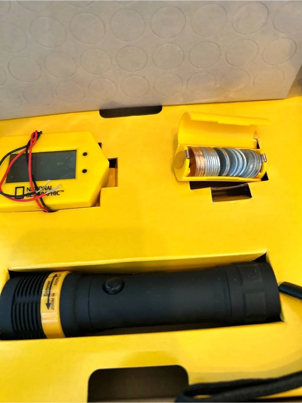 National Geographic Blue and Yellow Electricity & Battery Science Kit